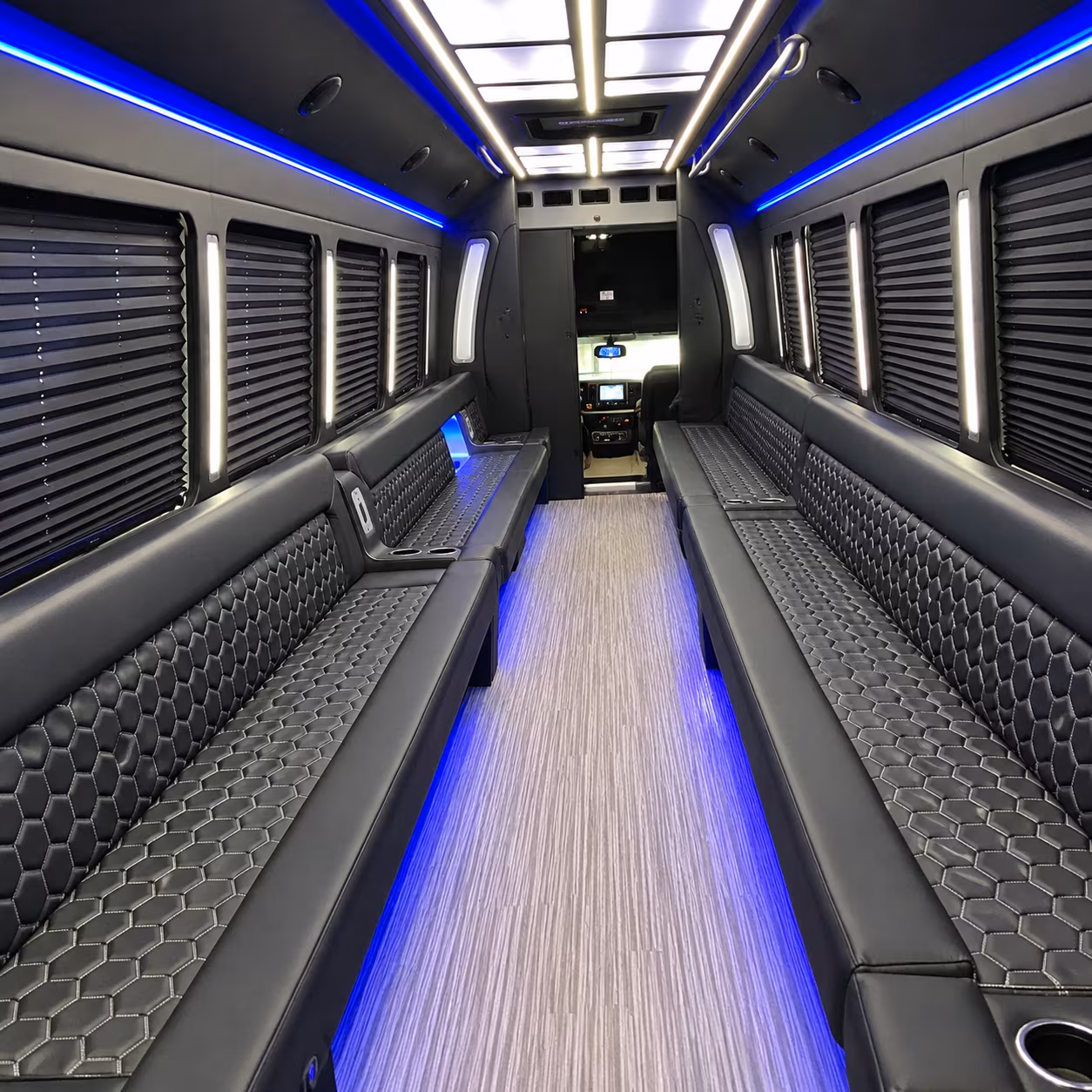 30 Passenger Party Bus Inside