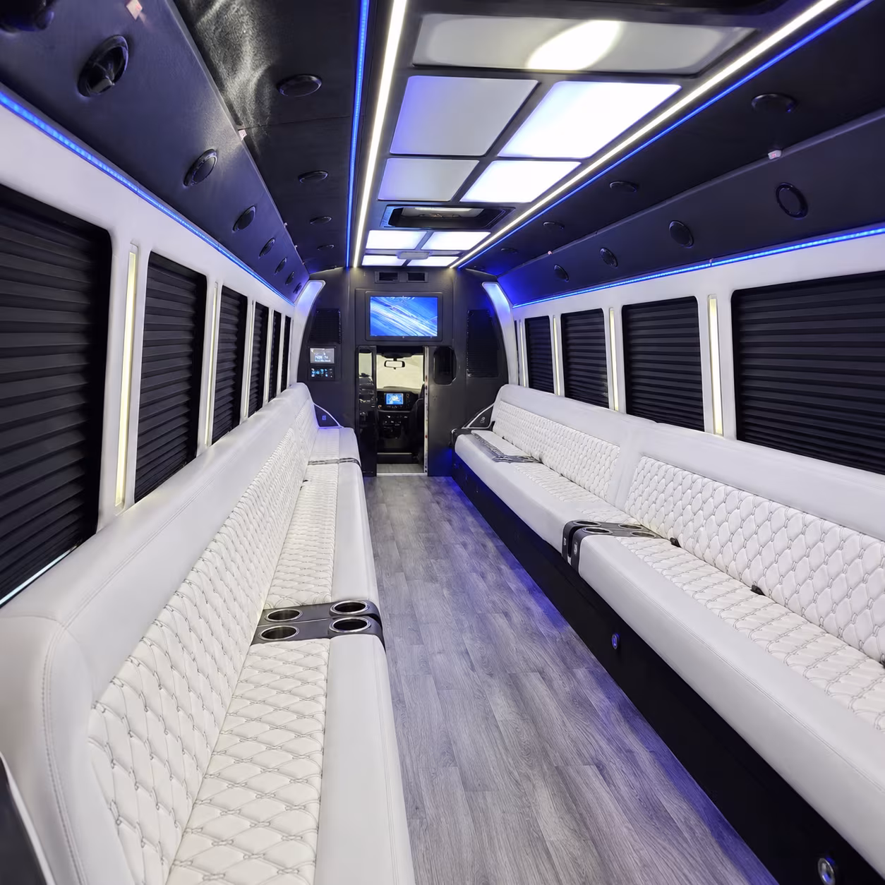 Torrance Bachelor & Bachelorette Transportation party bus exterior