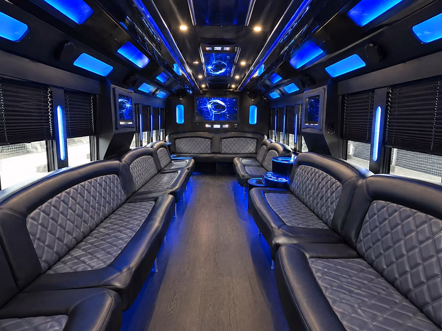 Torrance Birthday, Sweet 16, & Quinceañera Transportation party bus exterior