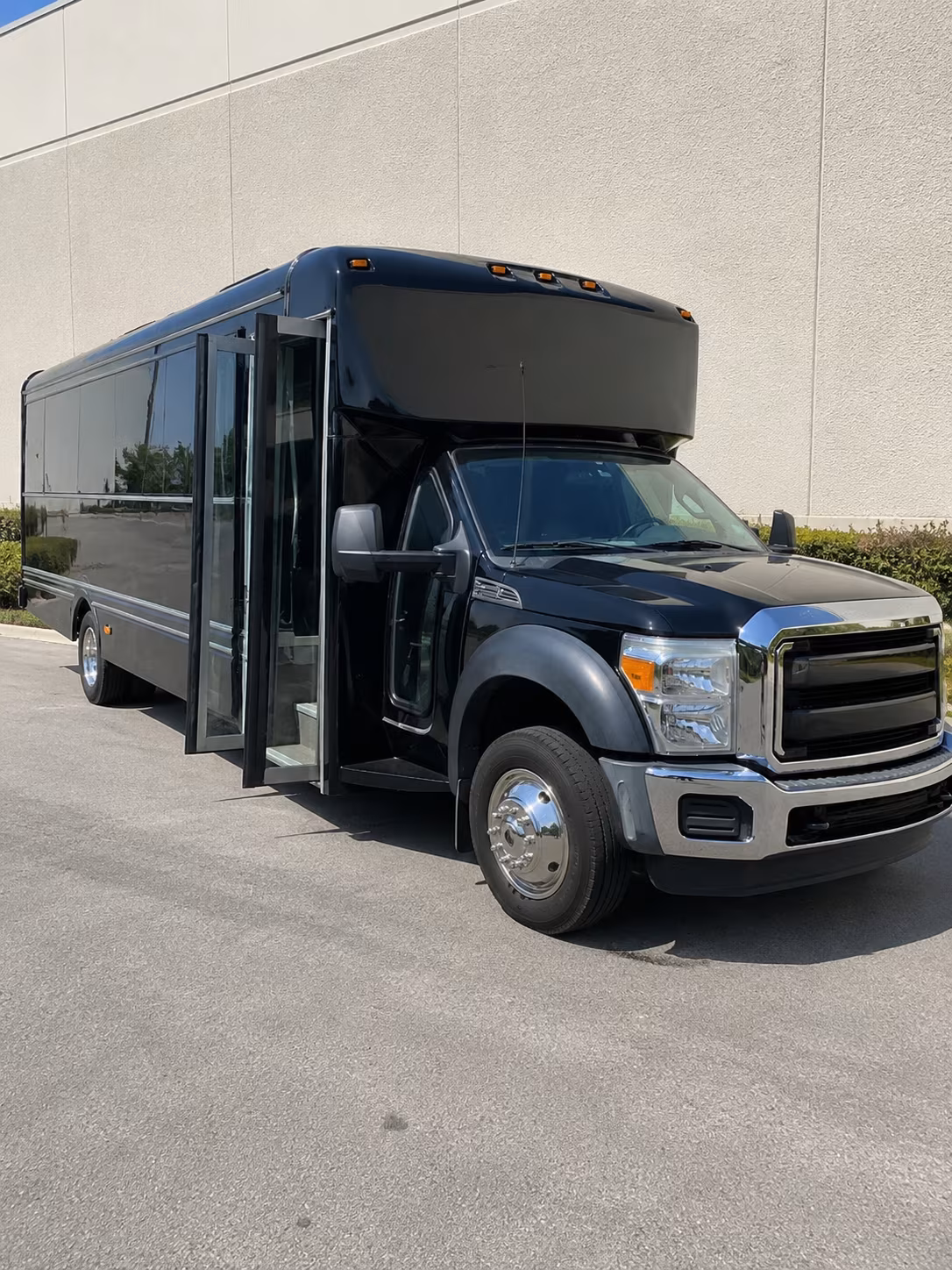 Torrance Concert & Music Festival Transportation party bus exterior