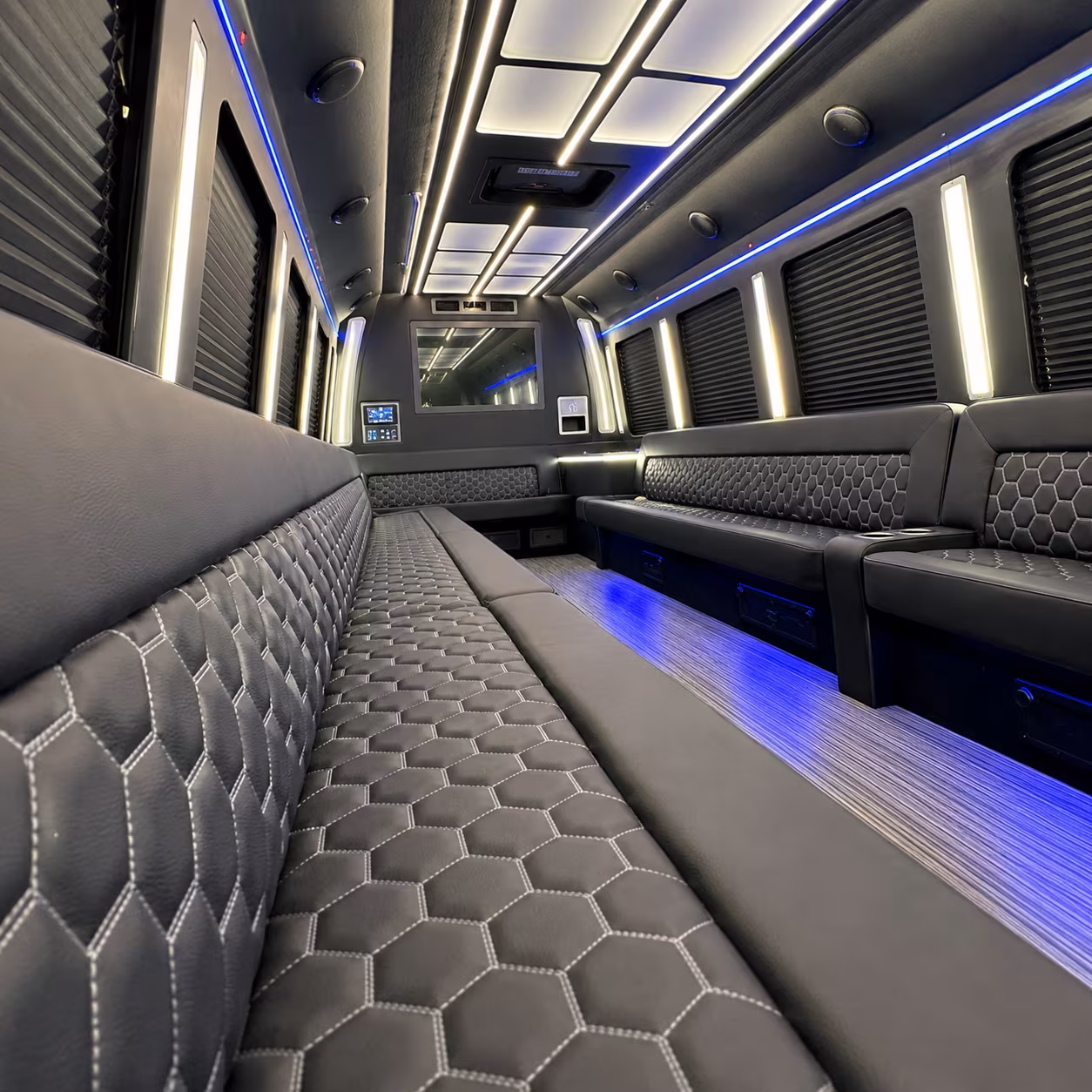 Torrance Concert & Music Festival Transportation party bus exterior