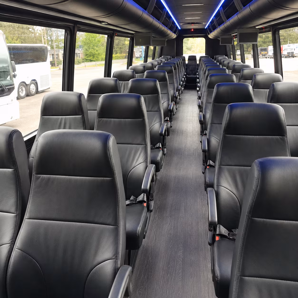 Torrance Corporate Transportation party bus exterior