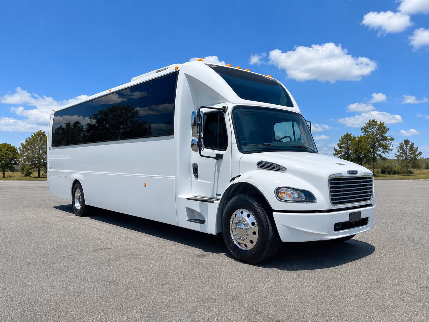 Torrance Private Event Transportation party bus exterior