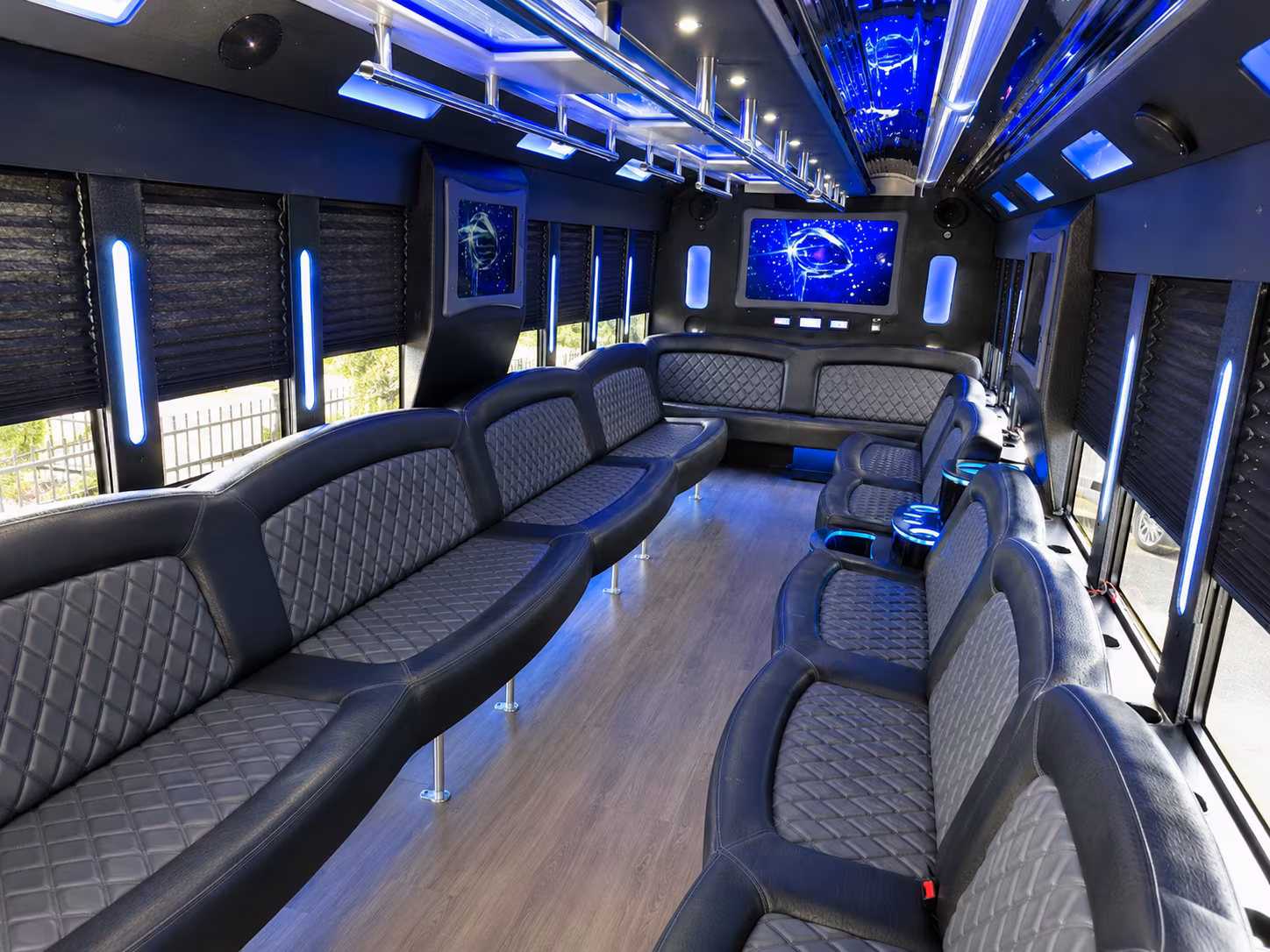 Torrance Prom & Homecoming Transportation party bus exterior