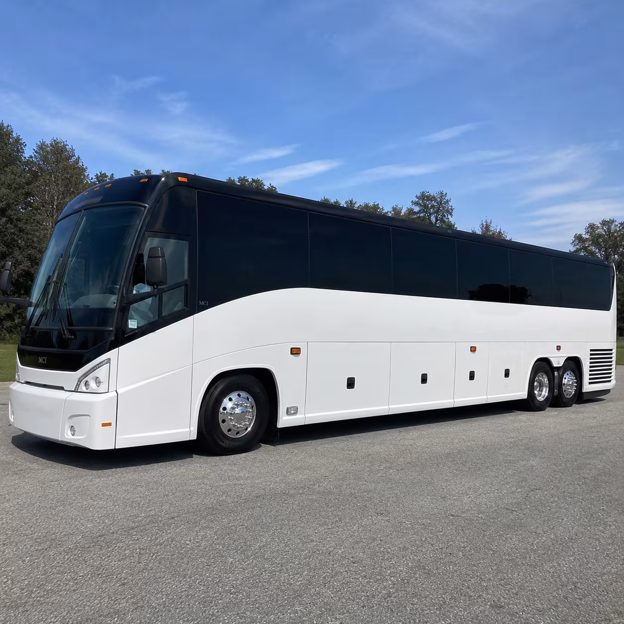 Torrance School Event Transportation party bus exterior