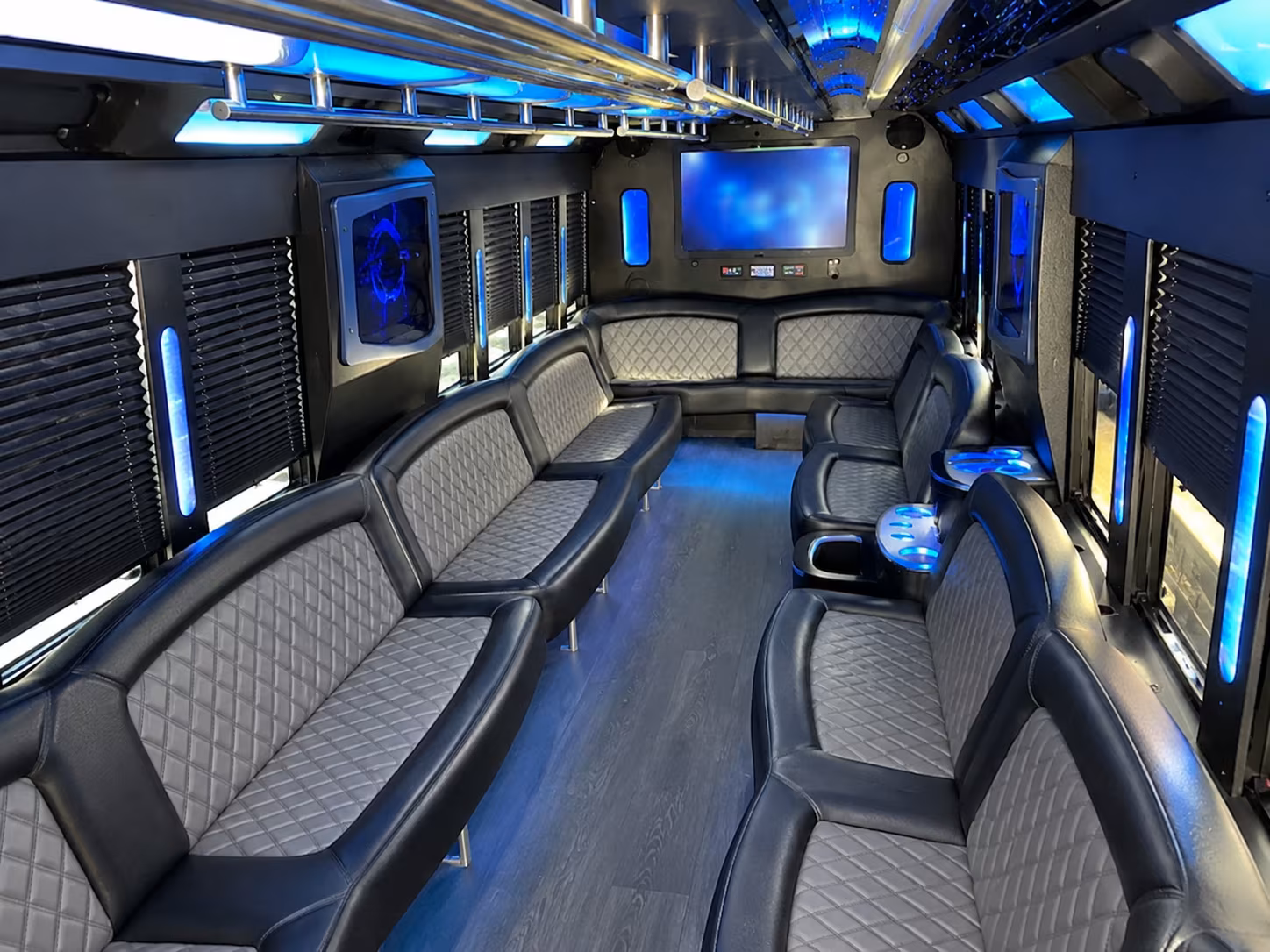 Torrance Winery Tour & Pub Crawl Transportation party bus exterior