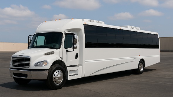 Exterior of Torrance Party Bus Company's 20 Passenger Party Bus in Gardena
