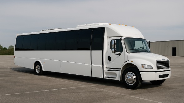 Exterior of Torrance Party Bus Company's 20 Passenger Party Bus in Redondo Beach