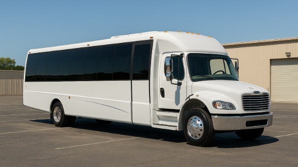 Exterior of Torrance Party Bus Company's 25 Passenger Party Bus in Carson