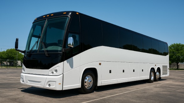 Exterior of Torrance Party Bus Company's 40 Passenger Party Bus in Gardena