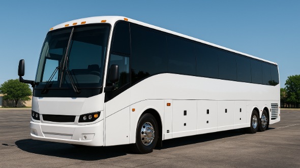 Exterior of Torrance Party Bus Company's 45 Passenger Charter Bus in Torrance