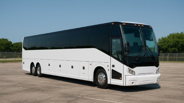 Exterior of Torrance Party Bus Company's ADA Charter Bus in Torrance